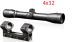 Stoeger Cannocchiale 4x32 per carabina Aria compressa completo di anelli